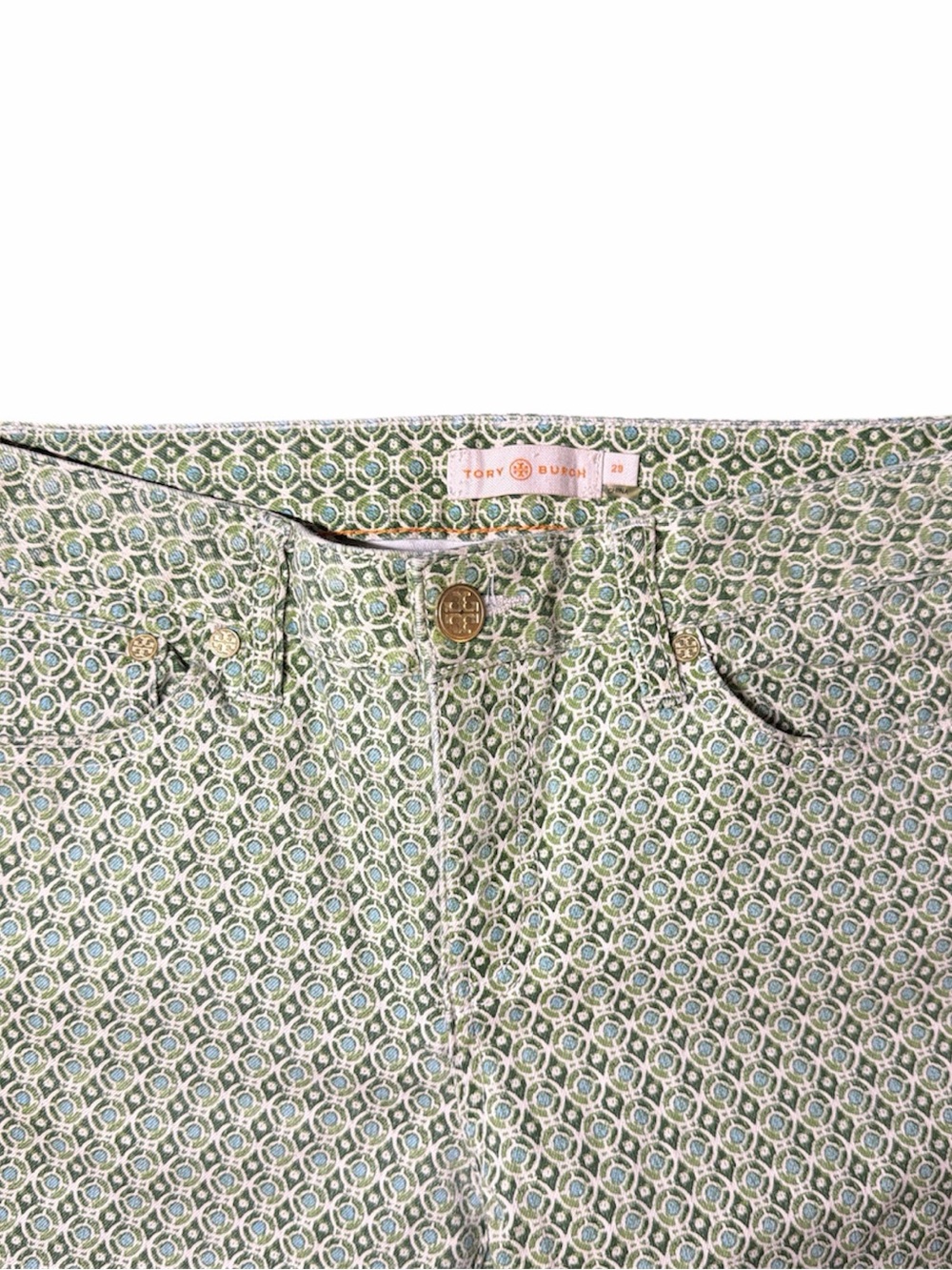 Tory Burch Pattern Denim 29 - Picture 6 of 8